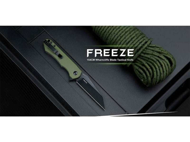 Olight Freeze Folding Knife OD Green Oknife 154CM Blade