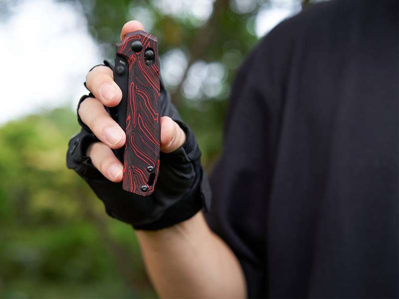 Olight Rubato Folding Knife Damascus G10 Handle 154CM Blade