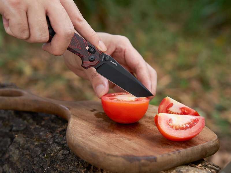 Olight Rubato Folding Knife Damascus G10 Handle 154CM Blade