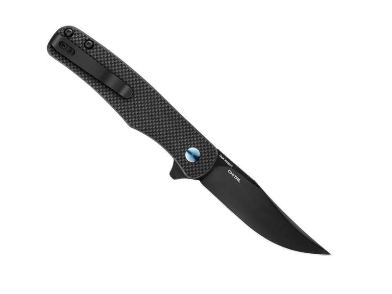 Olight Chital Folding Knife G10 Handle D2 Blade Black Oknife