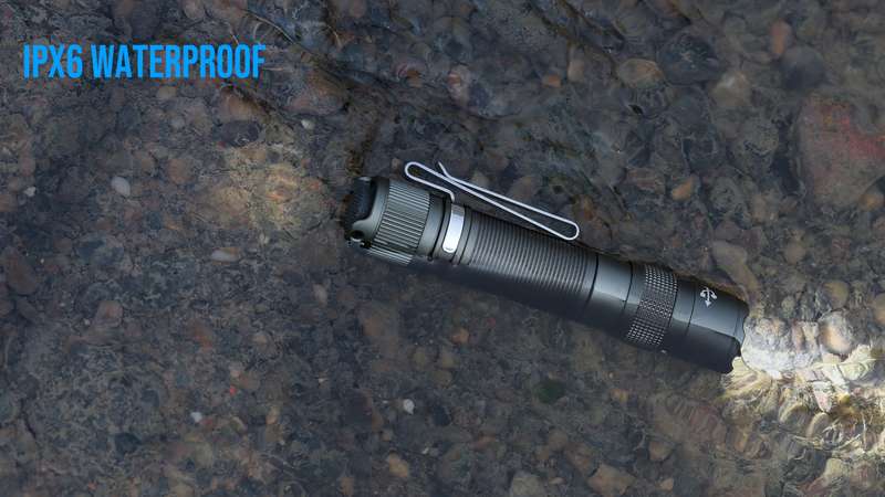 TrustFire L2S 1050 Lumens Tactical Flashlight with 175m Throw