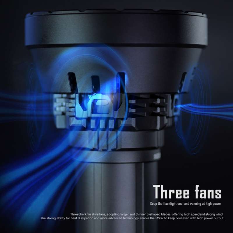 Imalent MS32, 200 000lm, 1618m Throw, Brightest Flashlight