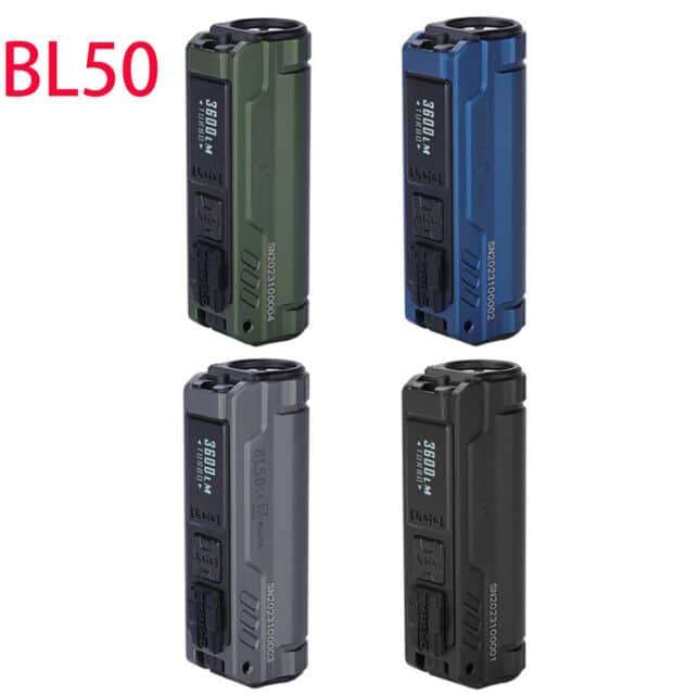 Imalent BL50 3600 Lumen 428m Throw Rechargeable Multicolor EDC Flashlight