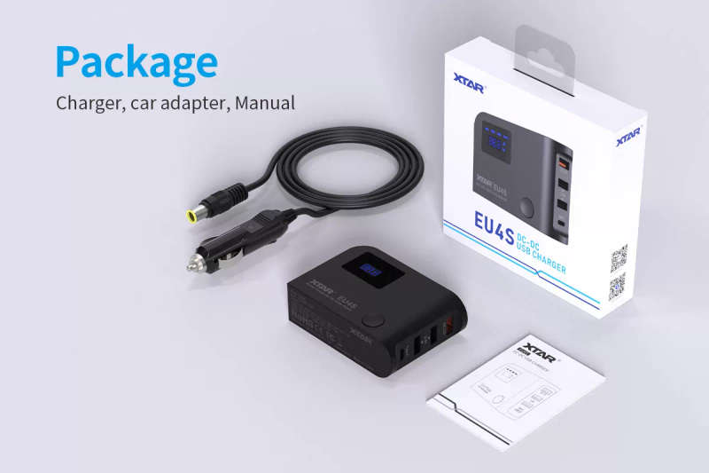 XTAR EU4S 45W 4-USB Charging Station for Devices