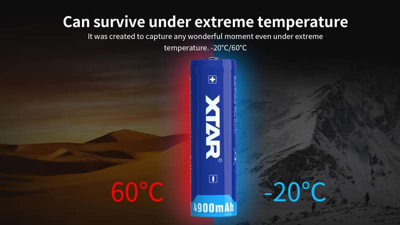 XTAR 21700 4900mAh 10A Battery