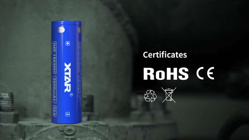 XTAR INR 18650H 2600mAh 20A/30A Battery