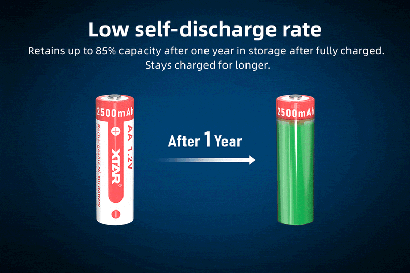 XTAR AA Ni-MH 2500mAh Battery