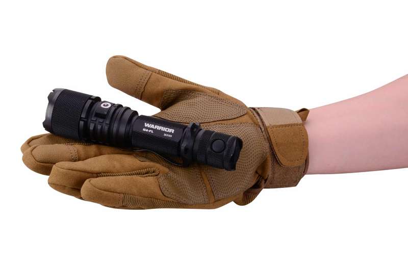 Powertac Warrior G4-FL 4200 Lumen 214m Wide Beam Tactical Flashlight