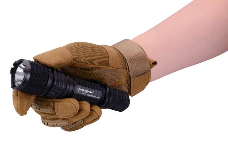 Powertac Warrior G4-FL 4200 Lumen 214m Wide Beam Tactical Flashlight