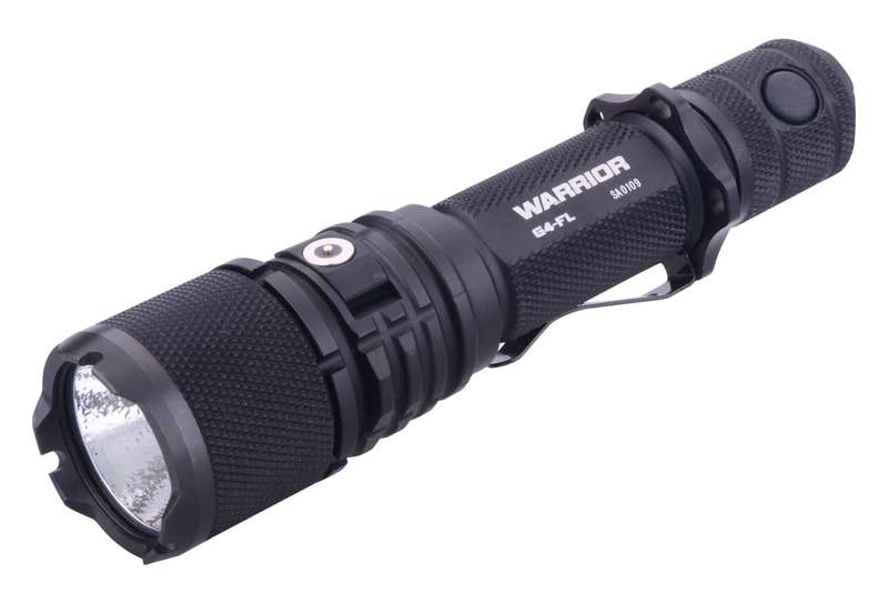 Powertac Warrior G4-FL 4200 Lumen 214m Wide Beam Tactical Flashlight