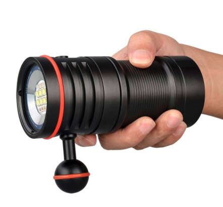 TrustFire DF50 Dive Light 6500 Lumen 105m Throw USB Rechargeable 70M Waterproof