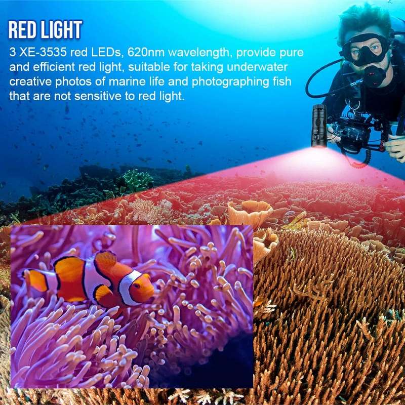 TrustFire DF90 15000 Lumen 168m Diving Flashlight