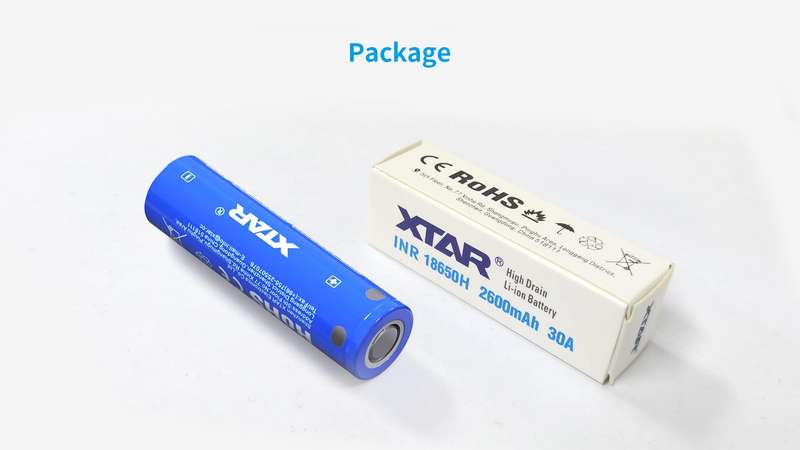 XTAR INR 18650H 2600mAh 20A/30A Battery