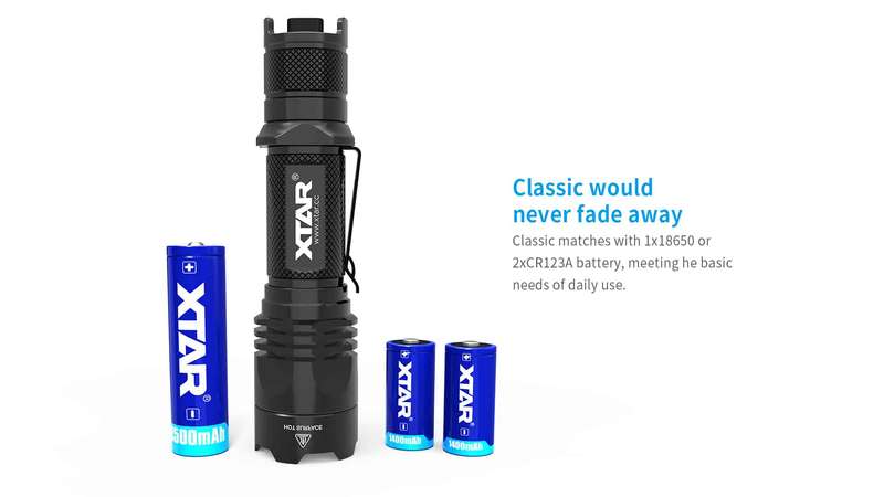XTAR TZ28 1500 Lumen 340m Tactical Flashlight