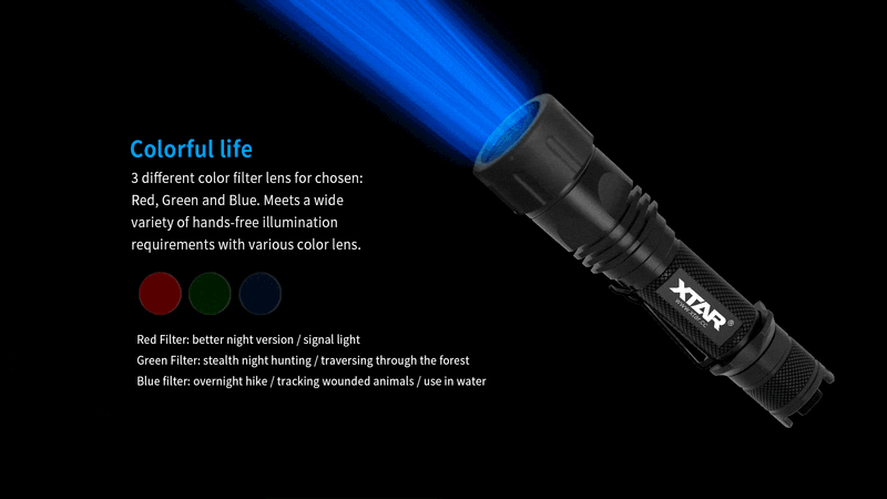 XTAR TZ28 1500 Lumen 340m Tactical Flashlight