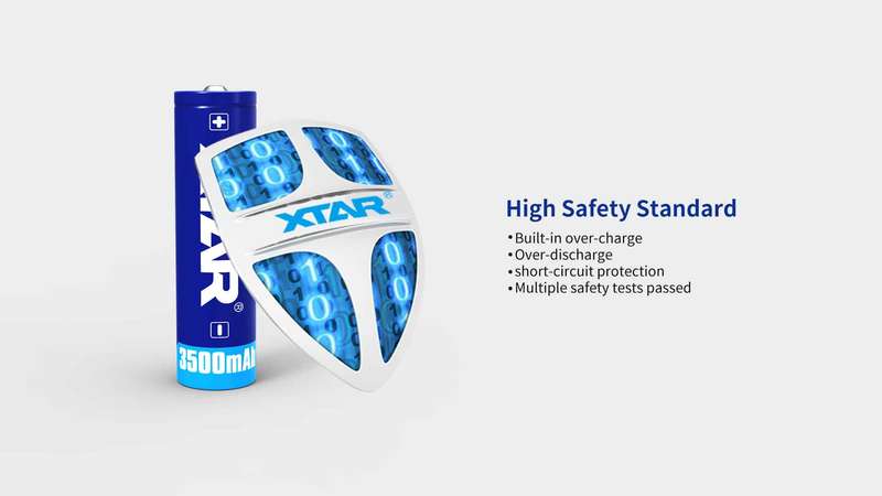 XTAR 18650 3500mAh 10A Protected Battery