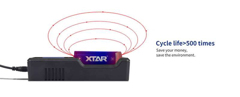 XTAR 26650 5200mAh 10A Button Top Battery