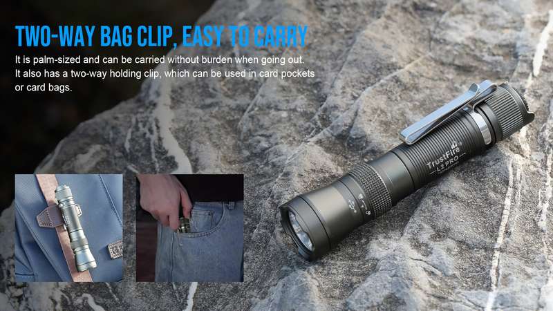 TrustFire L2PRO Single Mode 1100 Lumens Flashlight with 242m Throw