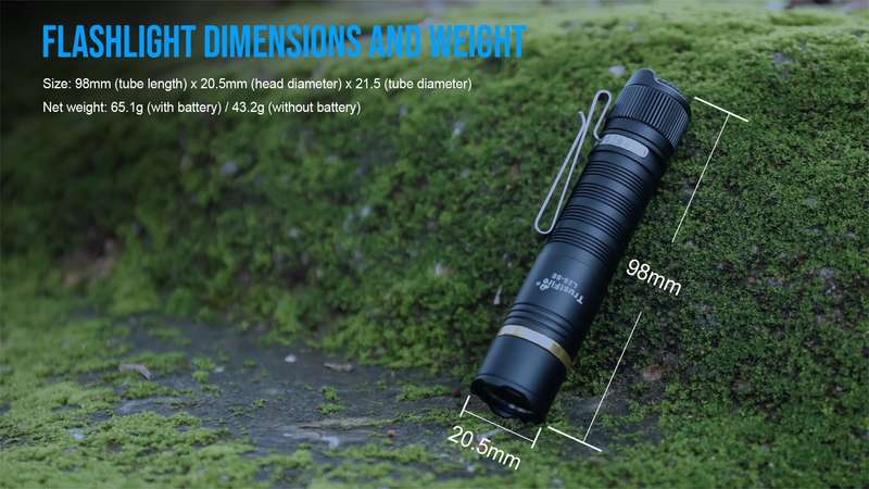 TrustFire L2S-SE 1050 Lumens Tactical Flashlight with 176m Throw