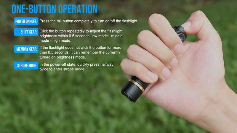 TrustFire L2S-SE 1050 Lumens Tactical Flashlight with 176m Throw