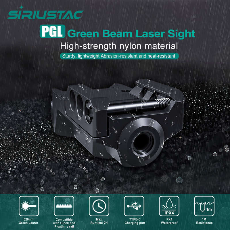 Siriustac PGL Green Laser Sight - Precision Targeting with Lumens and Throw
