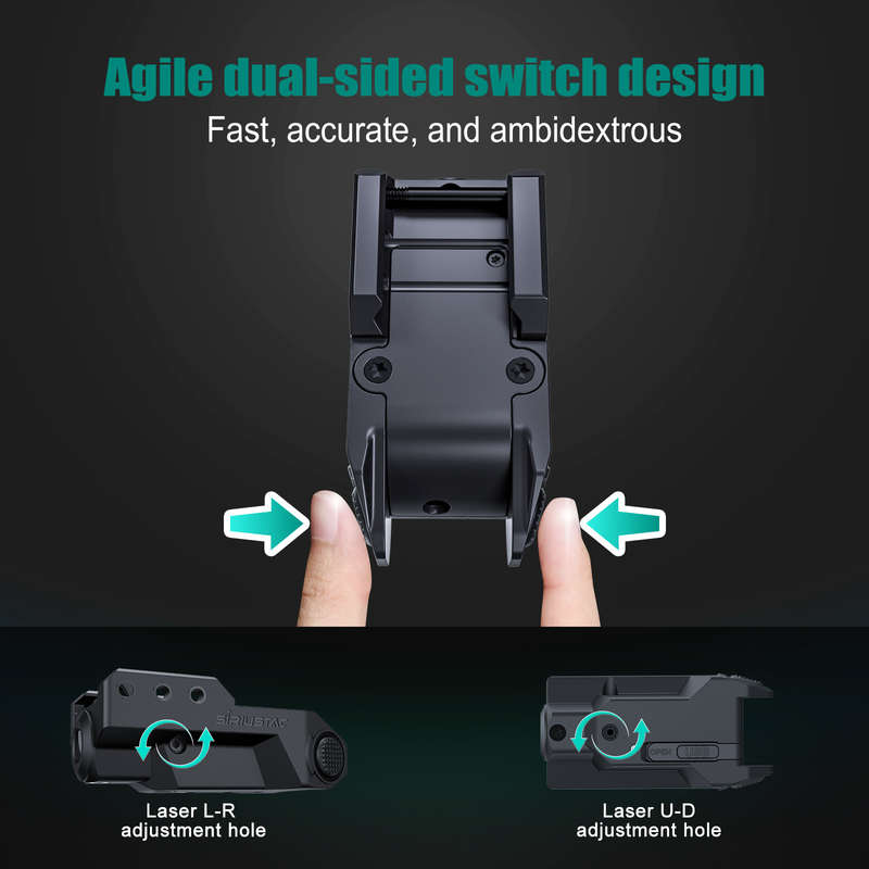 Siriustac PGL Green Laser Sight - Precision Targeting with Lumens and Throw