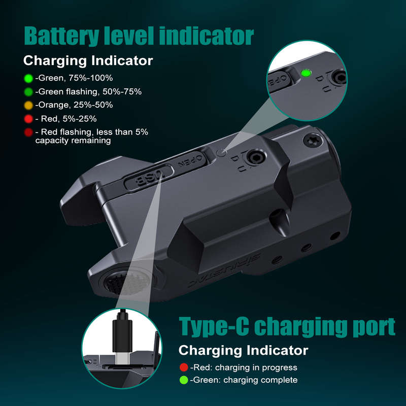 Siriustac PGL Green Laser Sight - Precision Targeting with Lumens and Throw