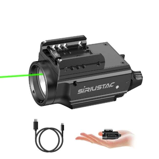 Siriustac HGL1 LED Flashlight - 1000 Lumens and 220m Throw
