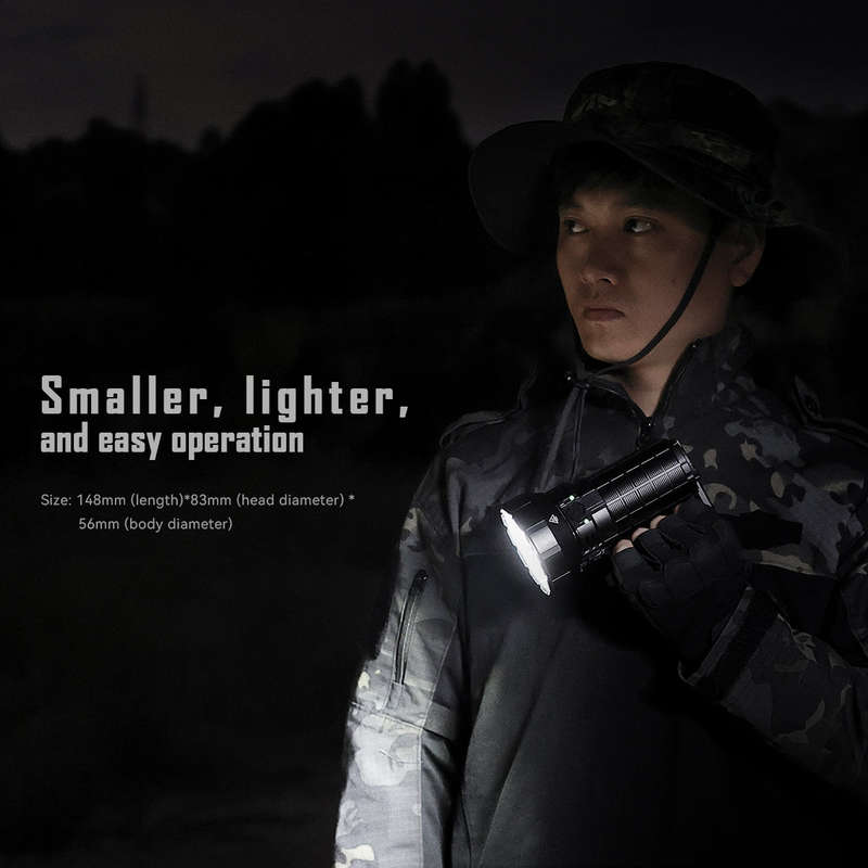 Imalent MS12 Mini-C 65000 Lumen 1036m Throw Rechargeable LED Searchlight