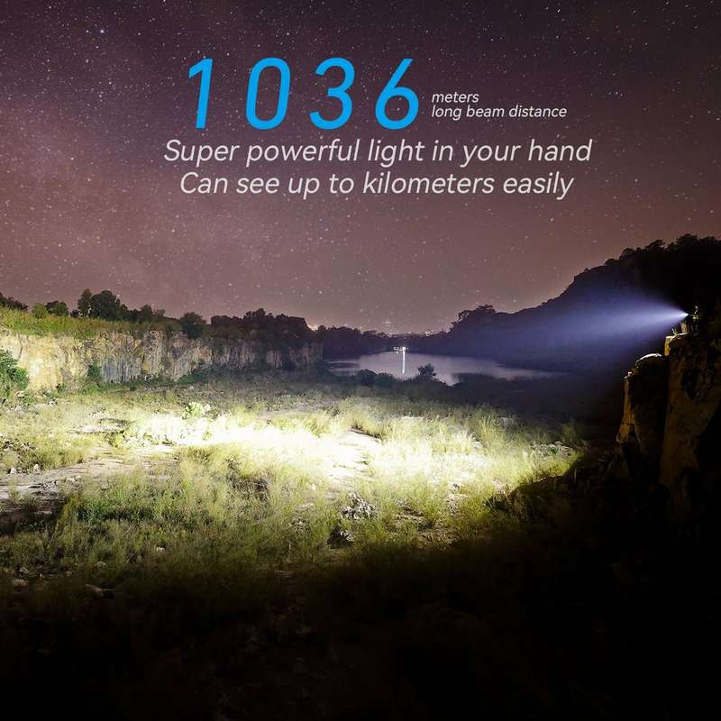 Imalent MS12 Mini-C 65000 Lumen 1036m Throw Rechargeable LED Searchlight