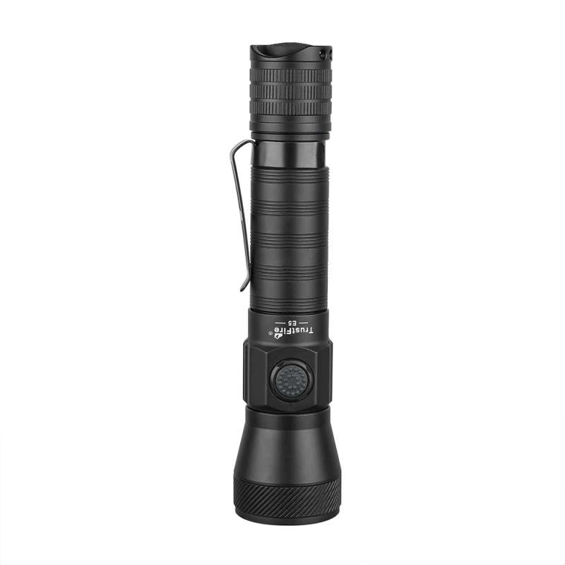 TrustFire E5 Zoom Flashlight  1350 Lumens, 450m Throw