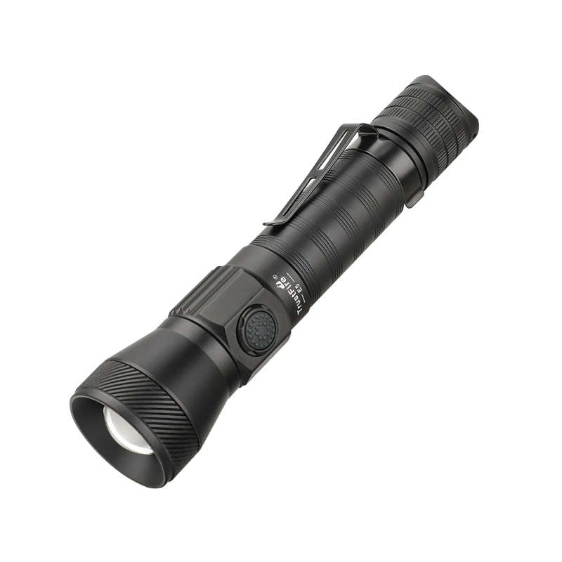 TrustFire E5 Zoom Flashlight  1350 Lumens, 450m Throw