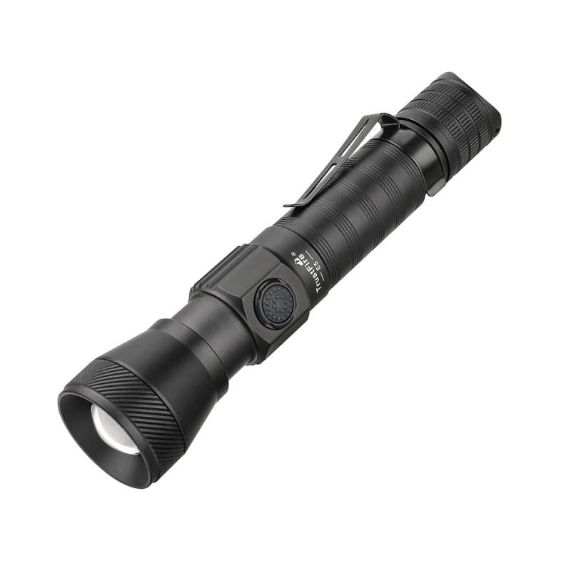 TrustFire E5 Zoom Flashlight  1350 Lumens, 450m Throw