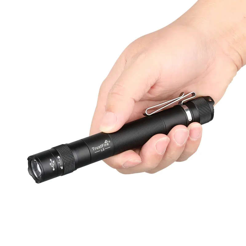 TrustFire L5 Tactical Flashlight  1050 Lumens, 175m Throw