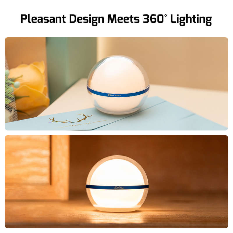 Olight Sphere C 75 Lumen Rechargeable LED Lantern with USB-C Port