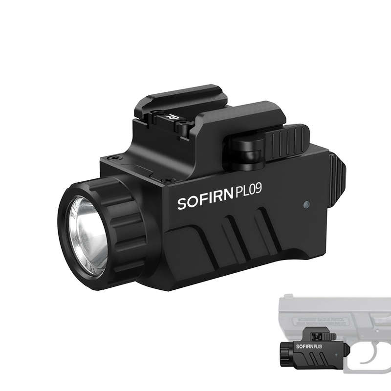 Sofirn PL09 1600 Lumen 212m Throw Rechargeable Pistol Light with Built-in Battery