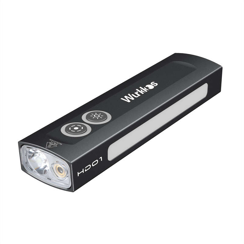 Wurkkos HD01 1200 Lumen 157m Throw Rechargeable EDC Flashlight with Built-in Battery