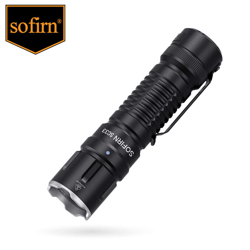Sofirn SC33 5200 Lumen 327m Throw Rechargeable Flashlight with 21700 Battery