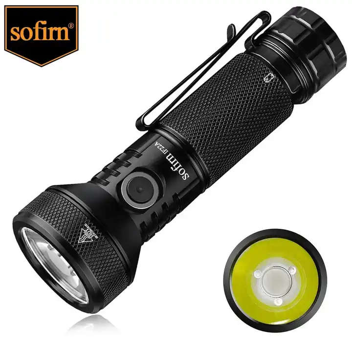 Sofirn IF22A 2100 Lumen 697m Throw Rechargeable Flashlight with 21700 Battery