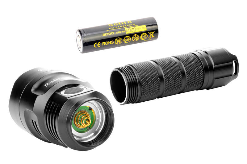 Sofirn C8G 2000 Lumen 565m Throw Rechargeable Flashlight with 21700 Battery
