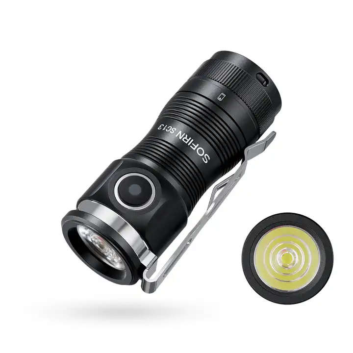 Sofirn SC13 1300 Lumen 217m Throw Rechargeable EDC Keychain Flashlight
