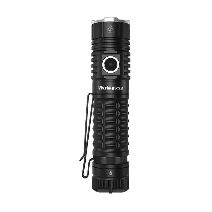 Wurkkos TS22 4500 Lumen 191m Throw Rechargeable Flashlight with 21700 Battery