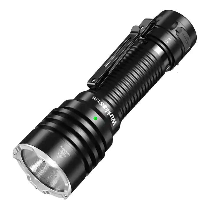 Wurkkos TS23 5000 Lumen 482m Throw Rechargeable Tactical Flashlight with 21700 Battery