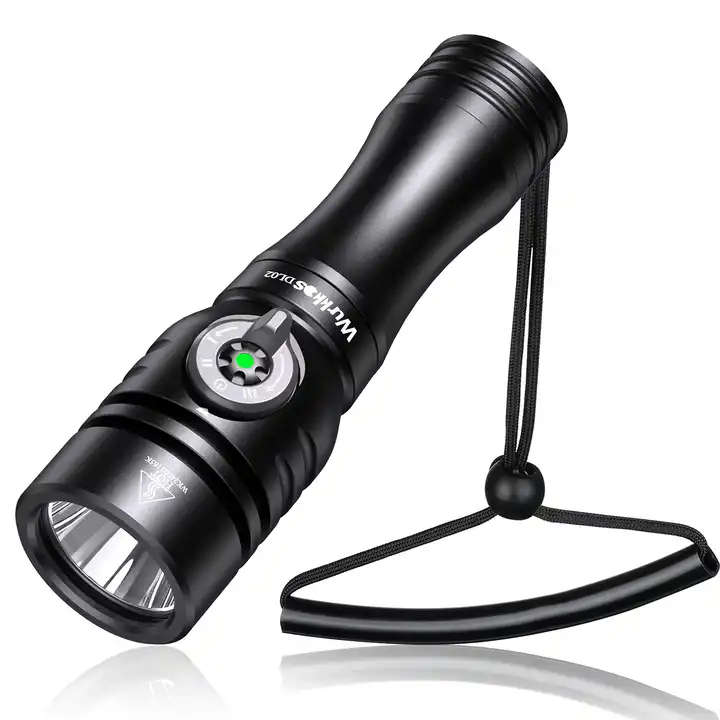 Wurkkos DL02 3000 Lumen 480m Throw Rechargeable Diving Flashlight with 21700 Battery