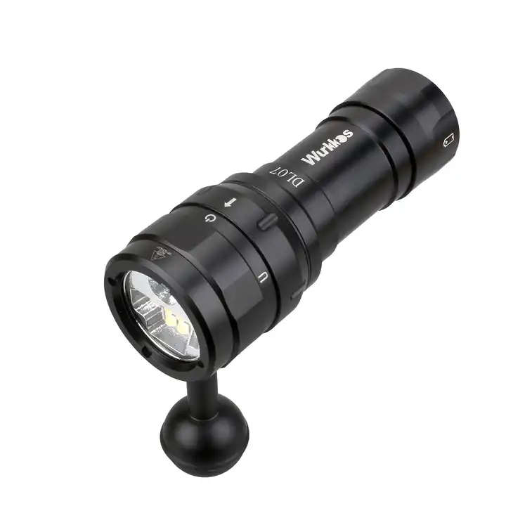 Wurkkos DL07 4180 Lumen +1000mW UV 77m Throw Rechargeable Diving Flashlight with 26650