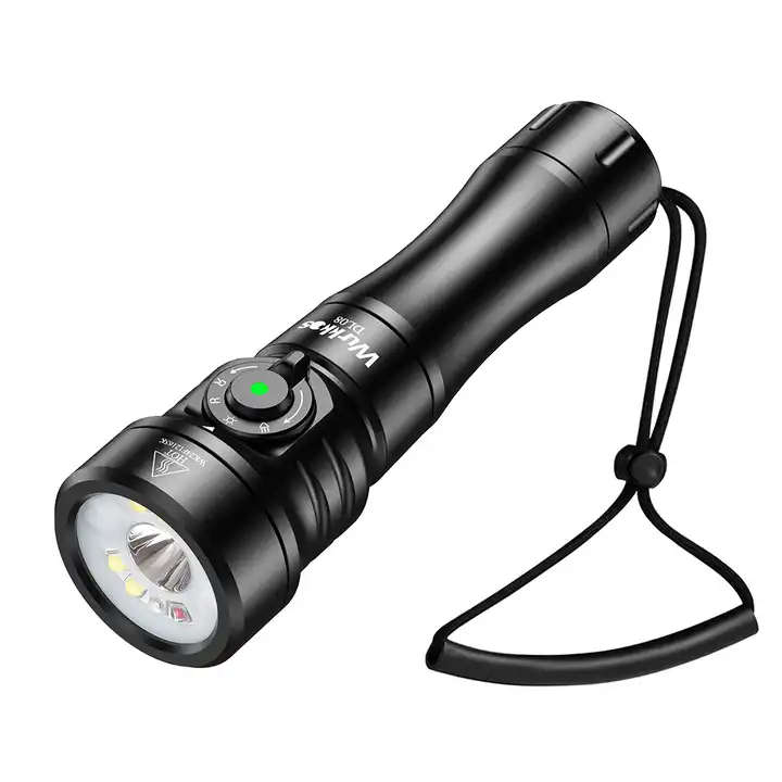 Wurkkos DL08 3600 Lumen 274m Throw Rechargeable Diving Flashlight with 21700 Battery