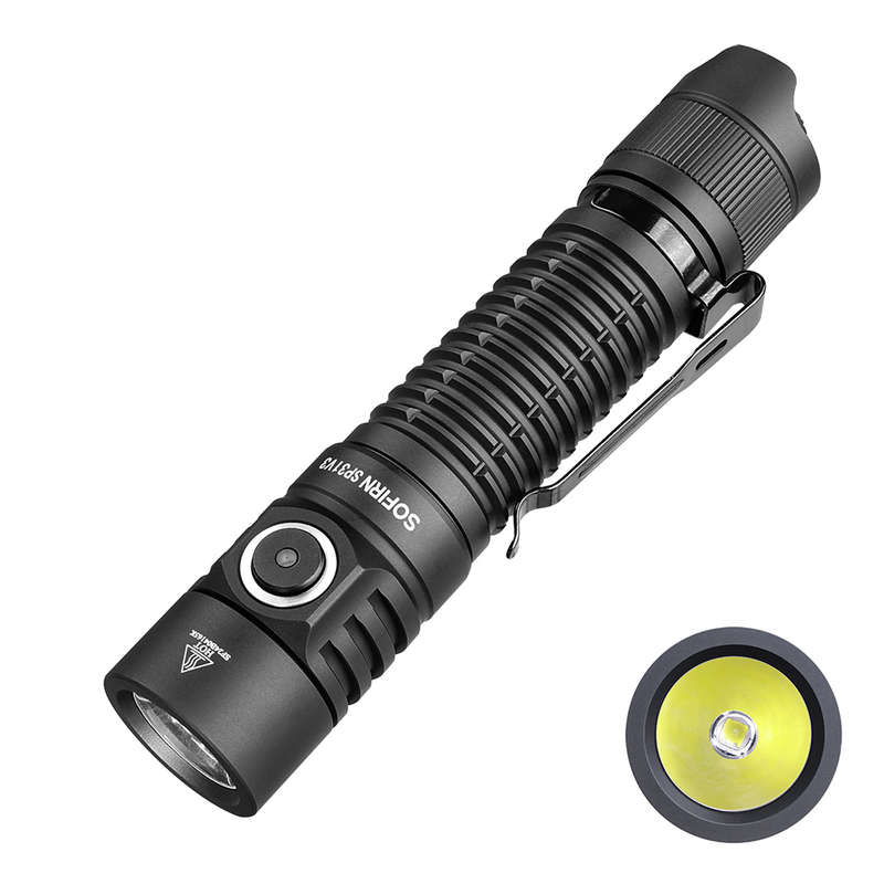 Sofirn SP31V3 2000 Lumen 269m Throw Rechargeable Flashlight with 18650 Battery