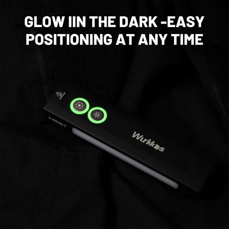 Wurkkos HD01 1200 Lumen 157m Throw Rechargeable EDC Flashlight with Built-in Battery