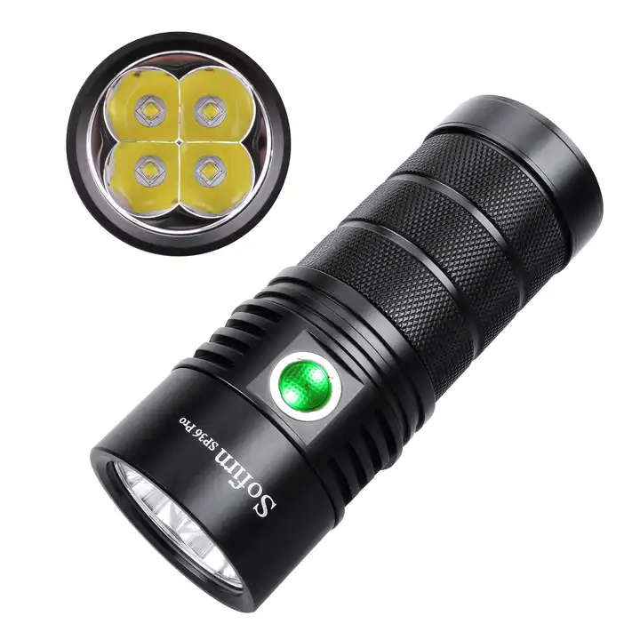 Sofirn SP36 Pro 8000 Lumen 450m Throw Rechargeable Flashlight with 3x 18650 Batteries