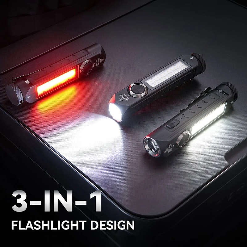 Sofirn IF23 Pro 5000 Lumen 226m Throw Rechargeable Flashlight with 21700 Battery